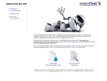 Tablet Screenshot of bot.addonchat.com