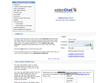 Tablet Screenshot of help.addonchat.com